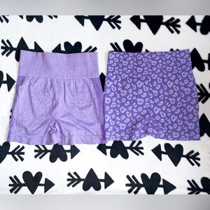 Two pairs workout shorts